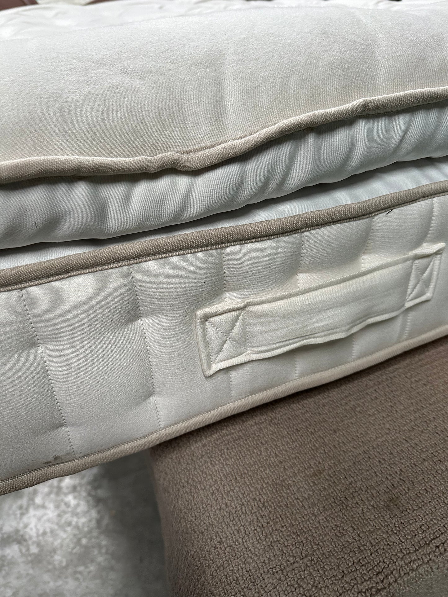 John Lewis British Natural Collection Swaledale Pillowtop 6250 Mattress, Firmer Tension, King Size