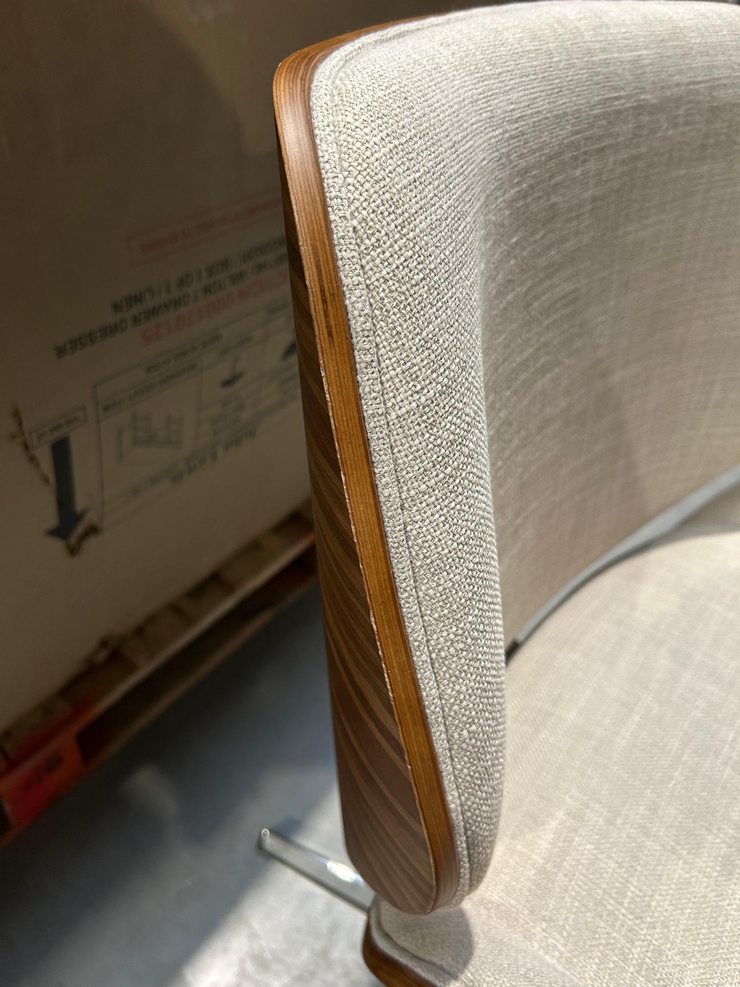 MELROSE OFFICE CHAIR NATURAL - LIST