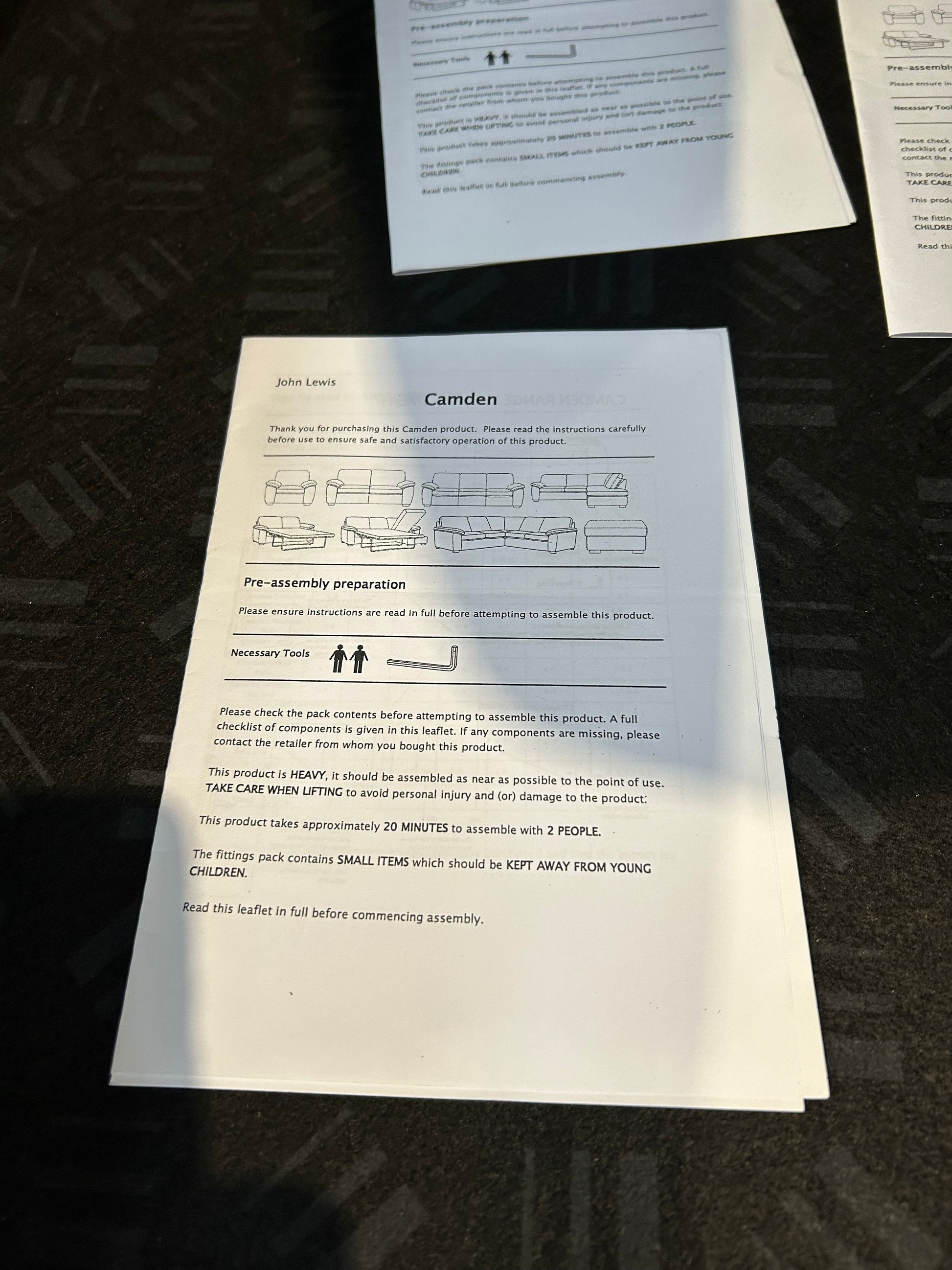 John Lewis Camden Leather Armchair, Dark Leg, Natural Putty