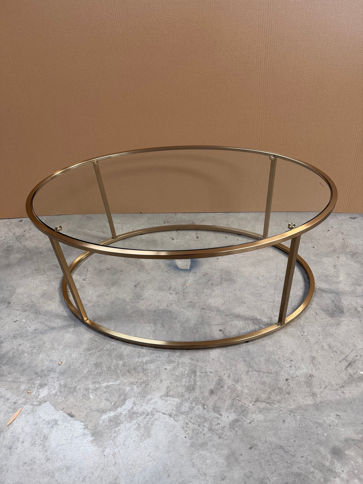 John Lewis Langham Oval Glass Coffee