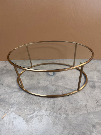 John Lewis Langham Oval Glass Coffee