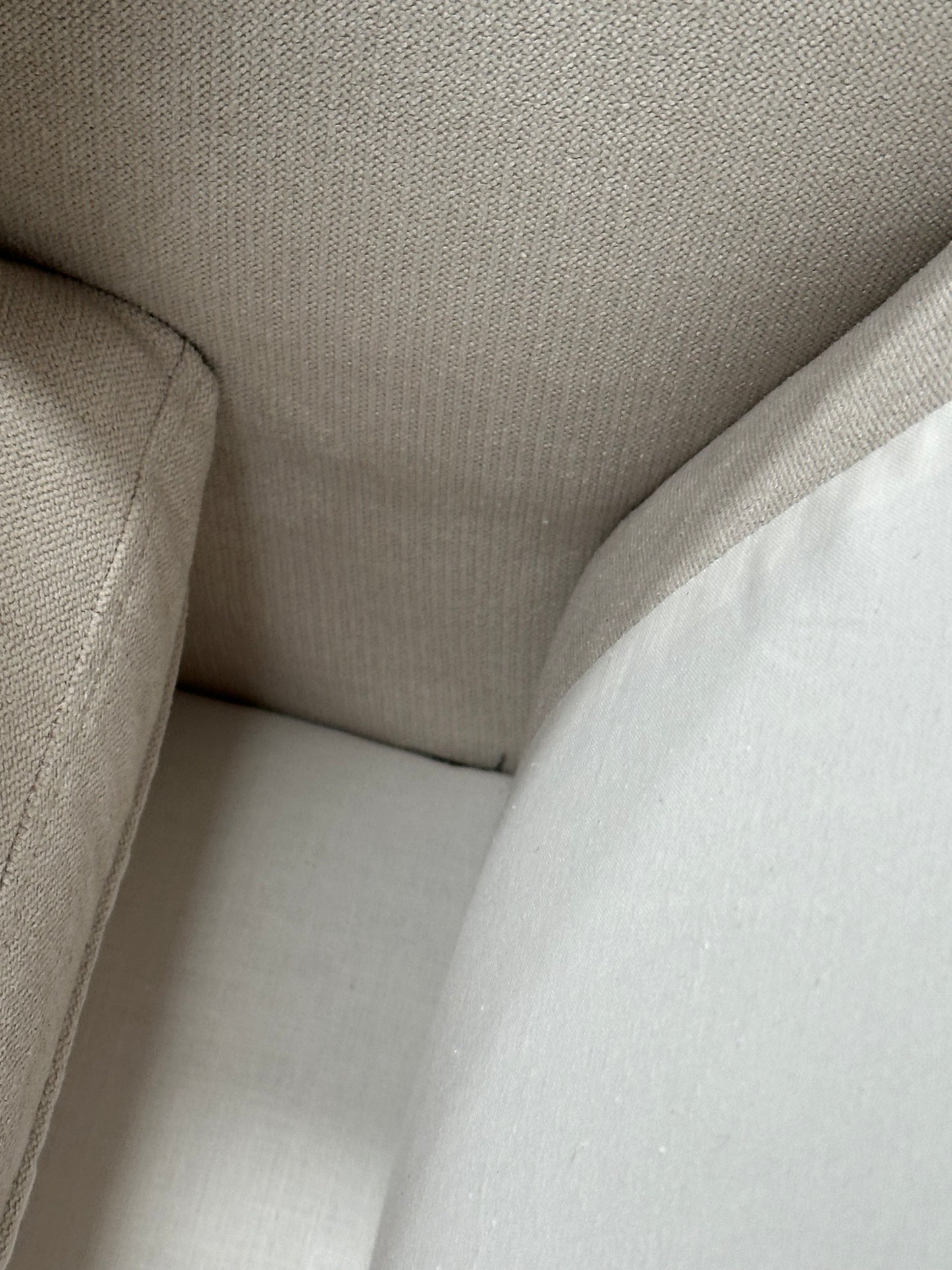 John Lewis Clover Large 3 Seater Sofa, Light Leg, Fine Chenille Natural