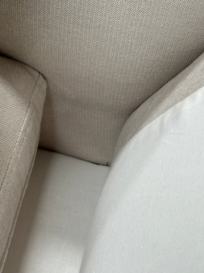 John Lewis Clover Large 3 Seater Sofa, Light Leg, Fine Chenille Natural