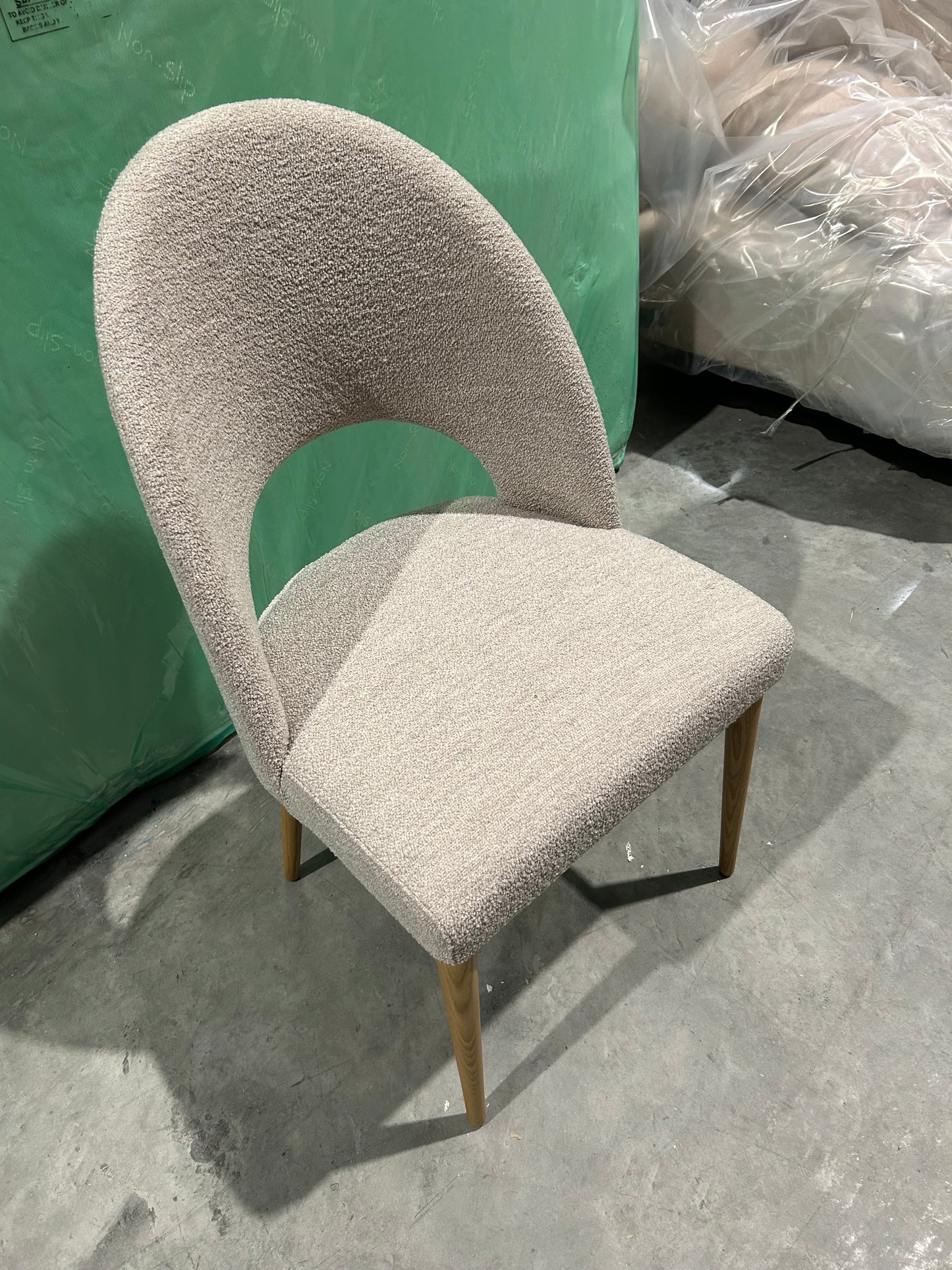 John Lewis Moritz II Dining Chair, Oak Leg, Natural Oat