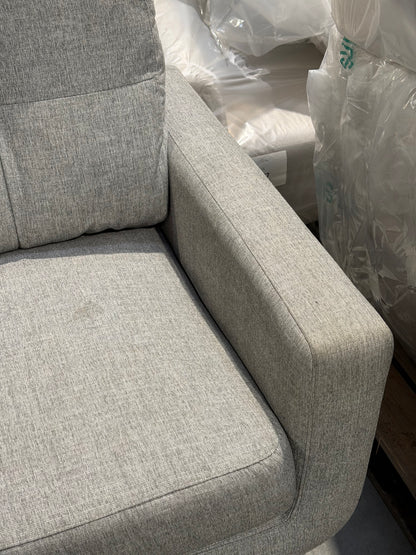 John Lewis Corner Sofa Barbican 5+ Seater Connie Grey