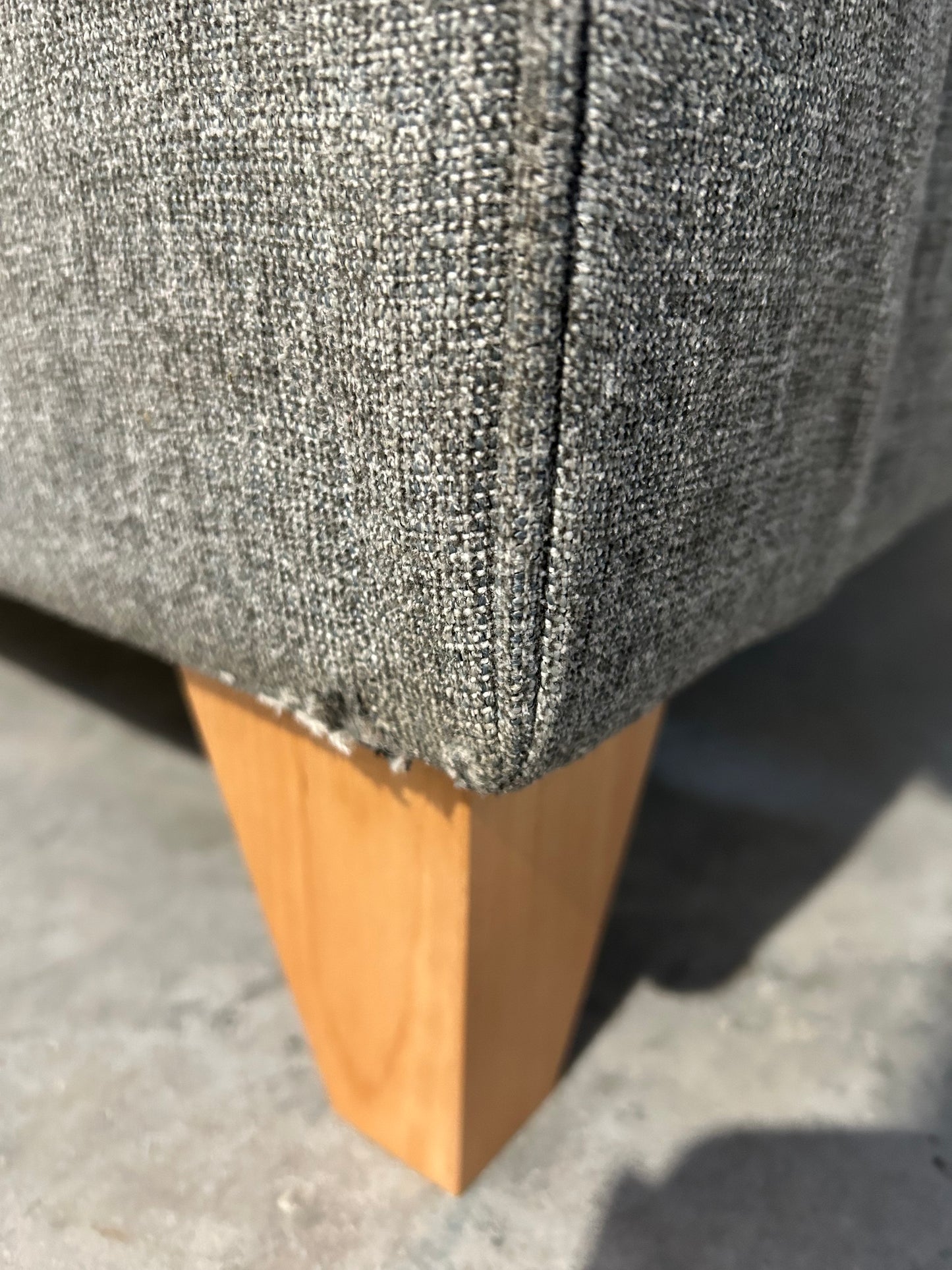 John Lewis Charlotte II Grand 4 Seater Sofa Aquaclean Connie Mist Grey