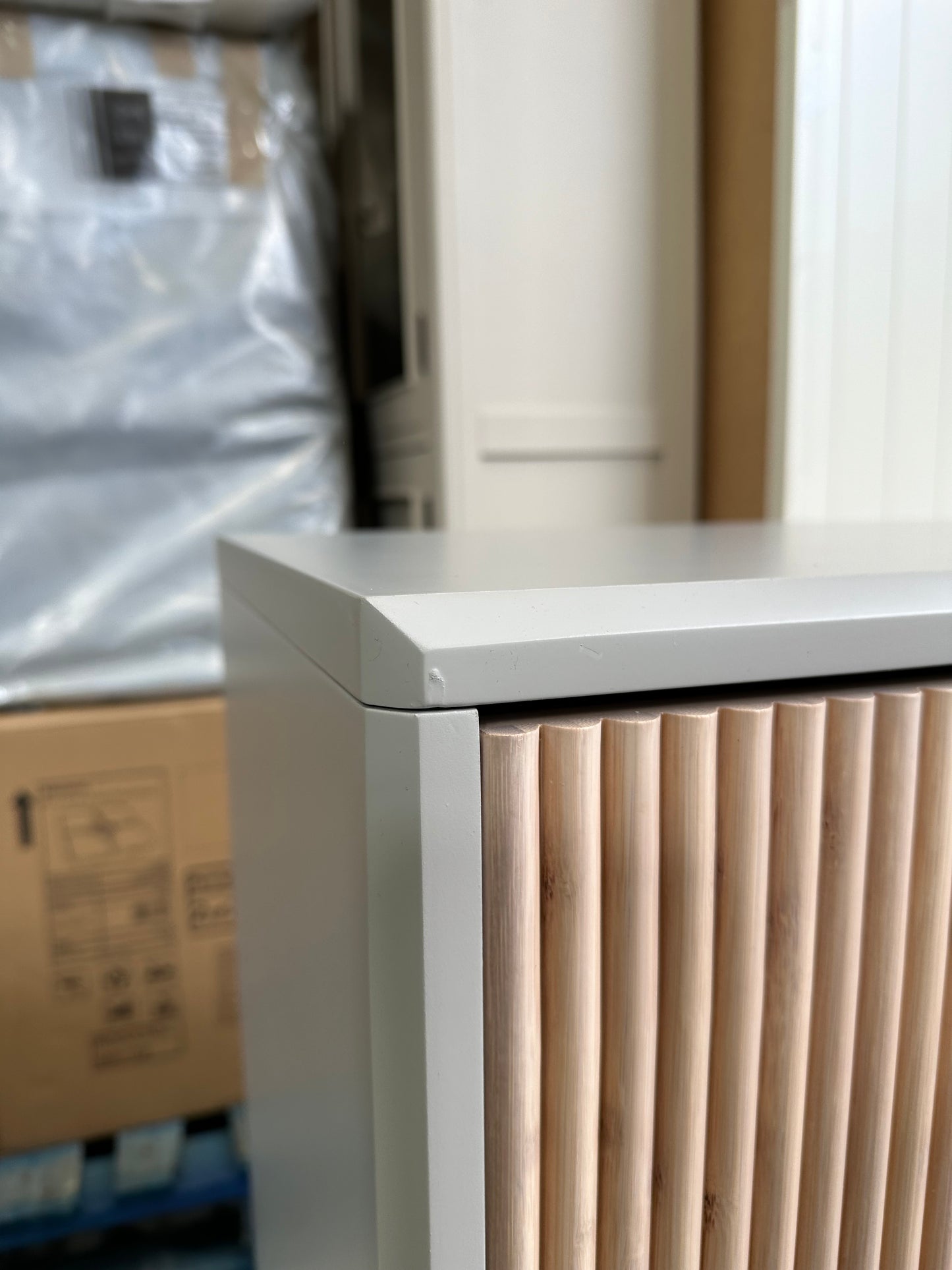 John Lewis Ridge 2 Door Cabinet Grey