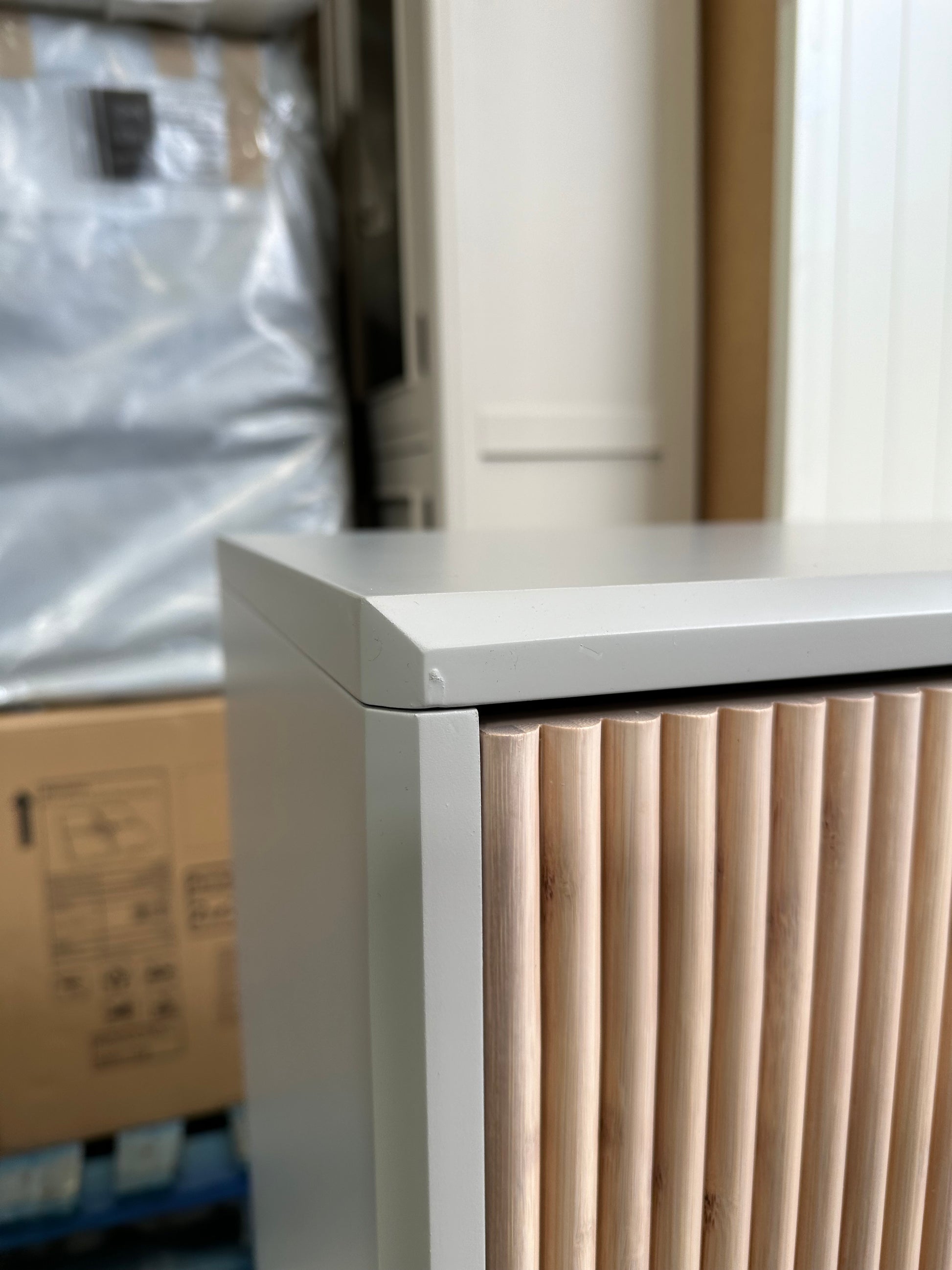 John Lewis Ridge 2 Door Cabinet Grey