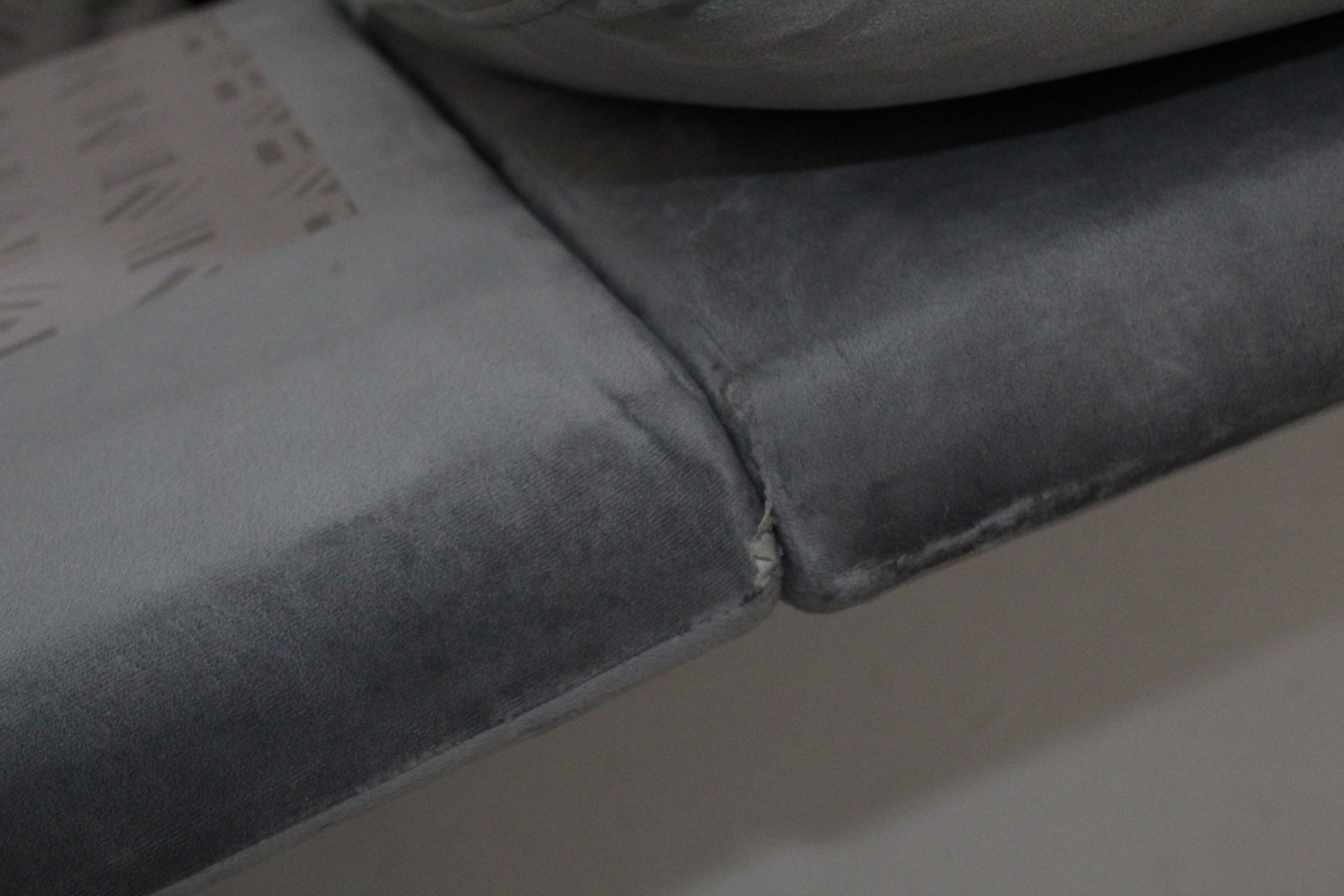 John Lewis Bailey II 4 Seater LHF Chaise End Sofa In velvet steel