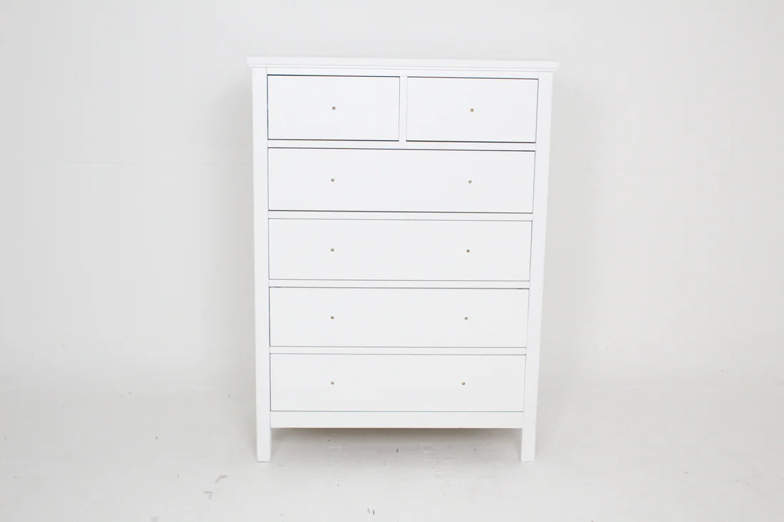 John Lewis ANYDAY Wilton 6 Drawer Chest White