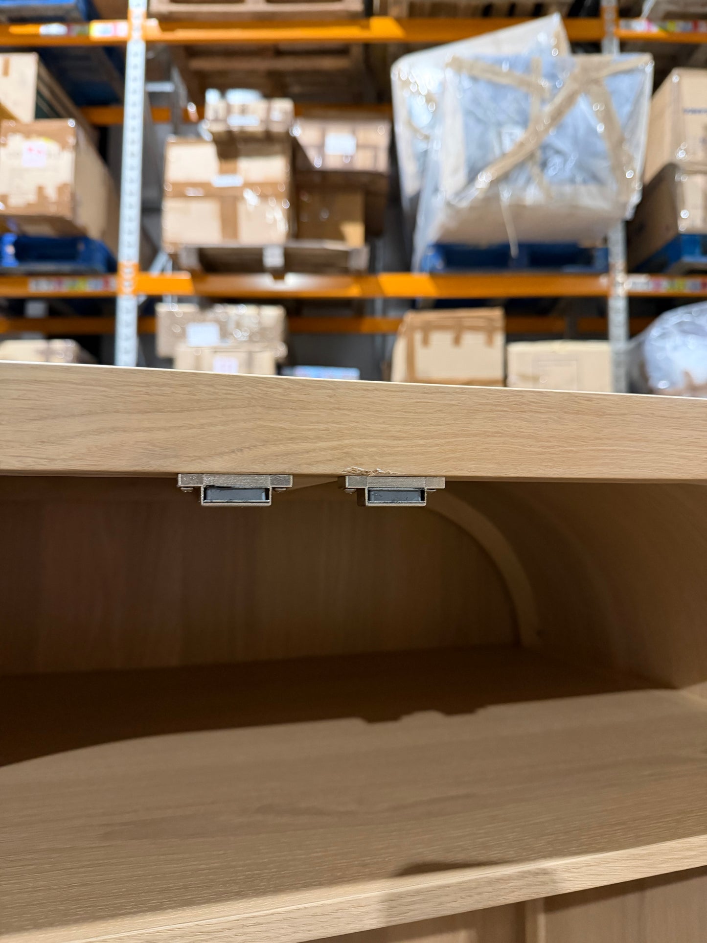 John Lewis Rattan Double Wardrobe, Oak