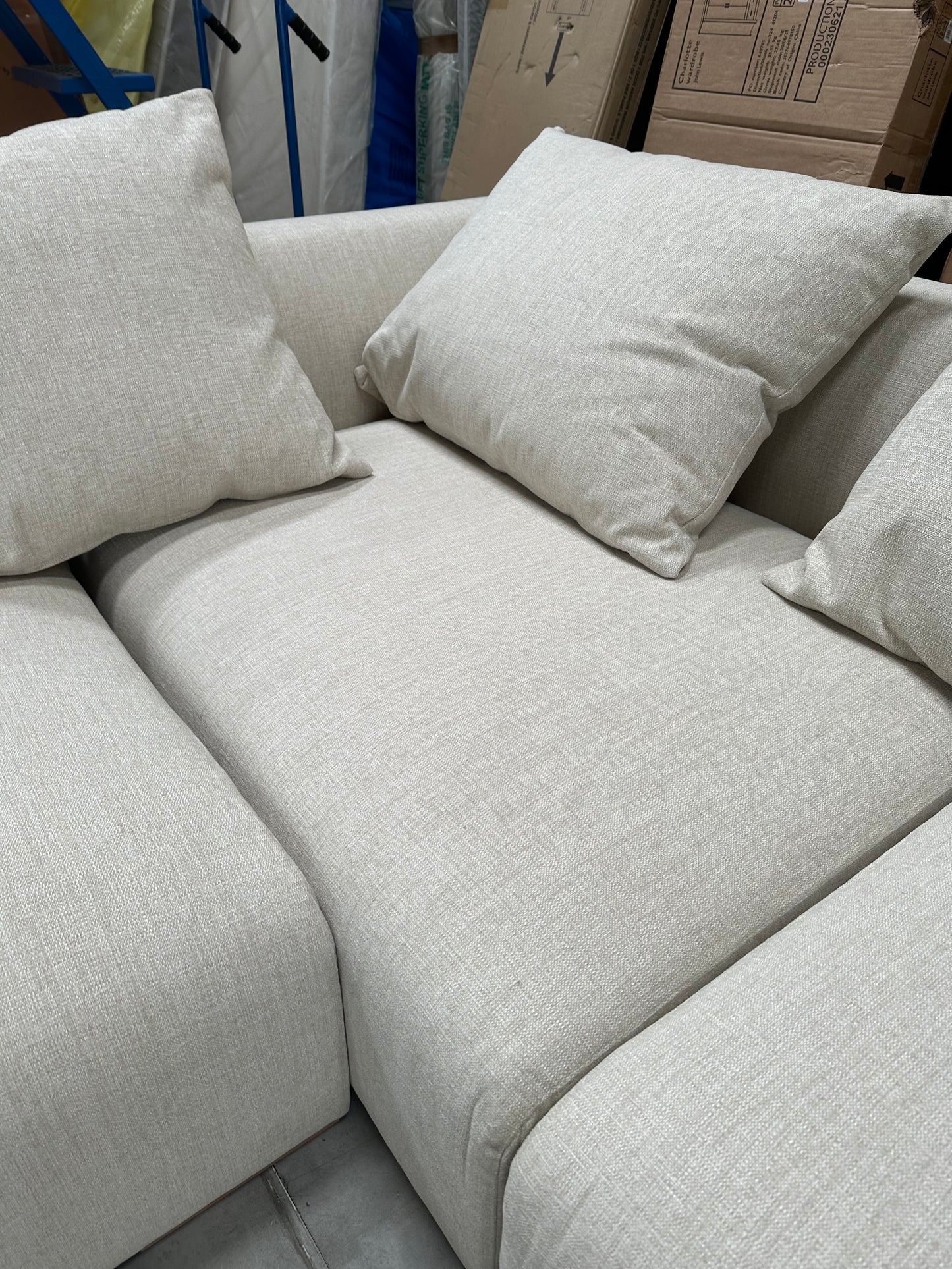 John Lewis Tokyo Grand 5+ Seater LHF Large Corner Aquaclean Connie Natural