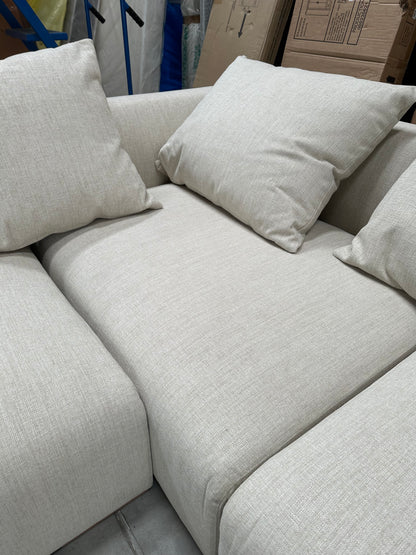 John Lewis Tokyo Grand 5+ Seater LHF Large Corner Aquaclean Connie Natural