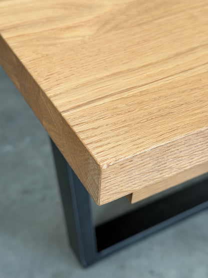 John Lewis Calia 8-10 Seater Extending Dining Table, Solid Oak