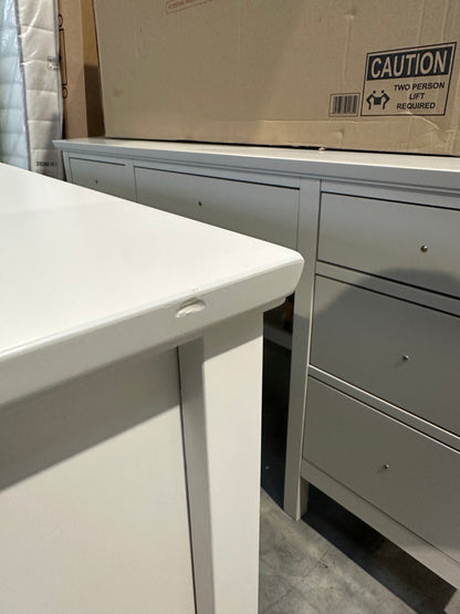 John Lewis Chest of Drawer White Wilton 7 Drawer Chest