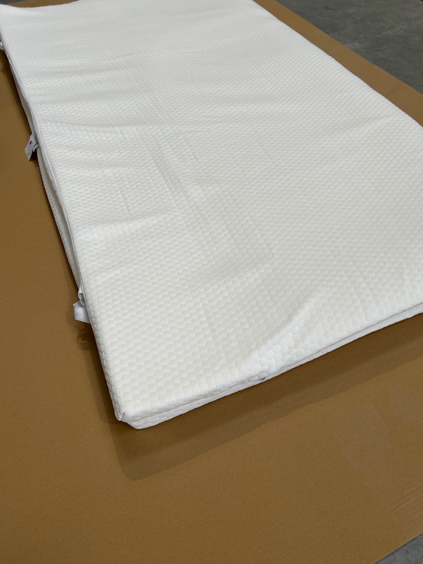 John Lewis Specialist Support 5-Zone Aurora® Foam Mattress Topper, White, Super King
