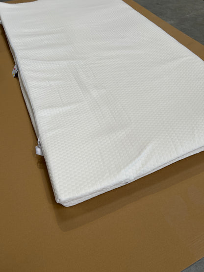 John Lewis Specialist Support 5-Zone Aurora® Foam Mattress Topper, White, Super King