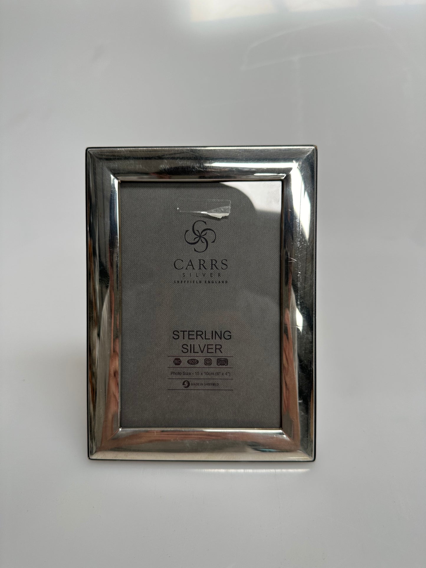Carrs 2020 Sloane Photo Frame, Sterling Silver, 4 x 6" (10 x 15cm)
