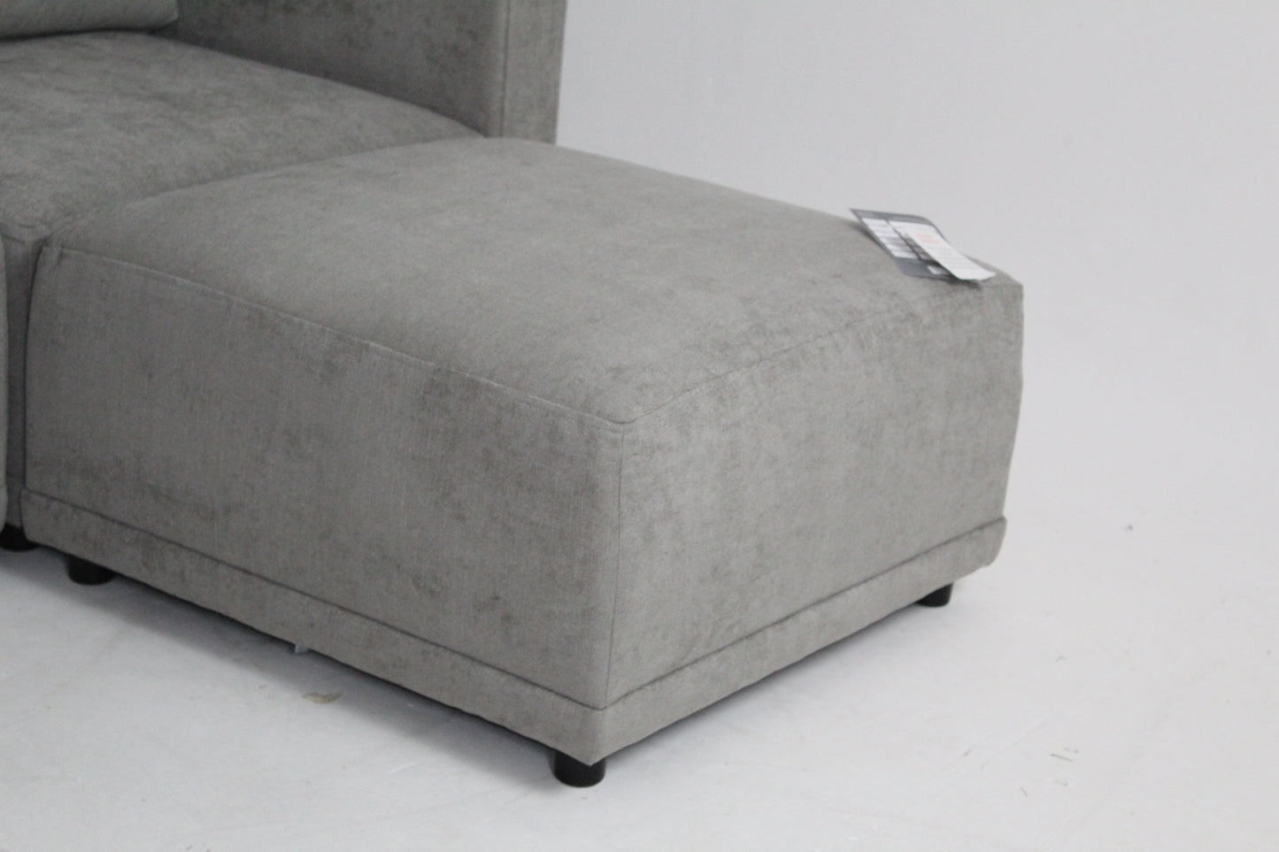 John Lewis Bundle Bold Arm 4 Seater Chaise End Sofa In Easy Clean Grey