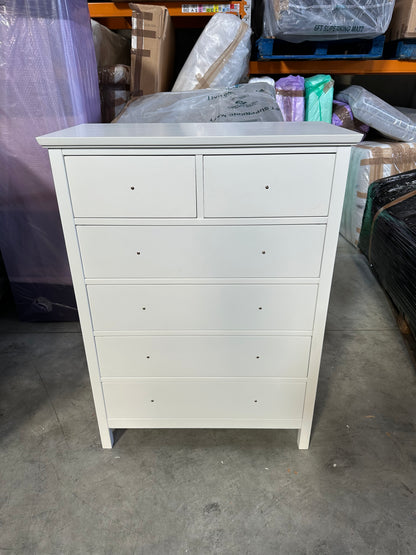 John Lewis ANYDAY Wilton 6 Drawer Chest White Storage