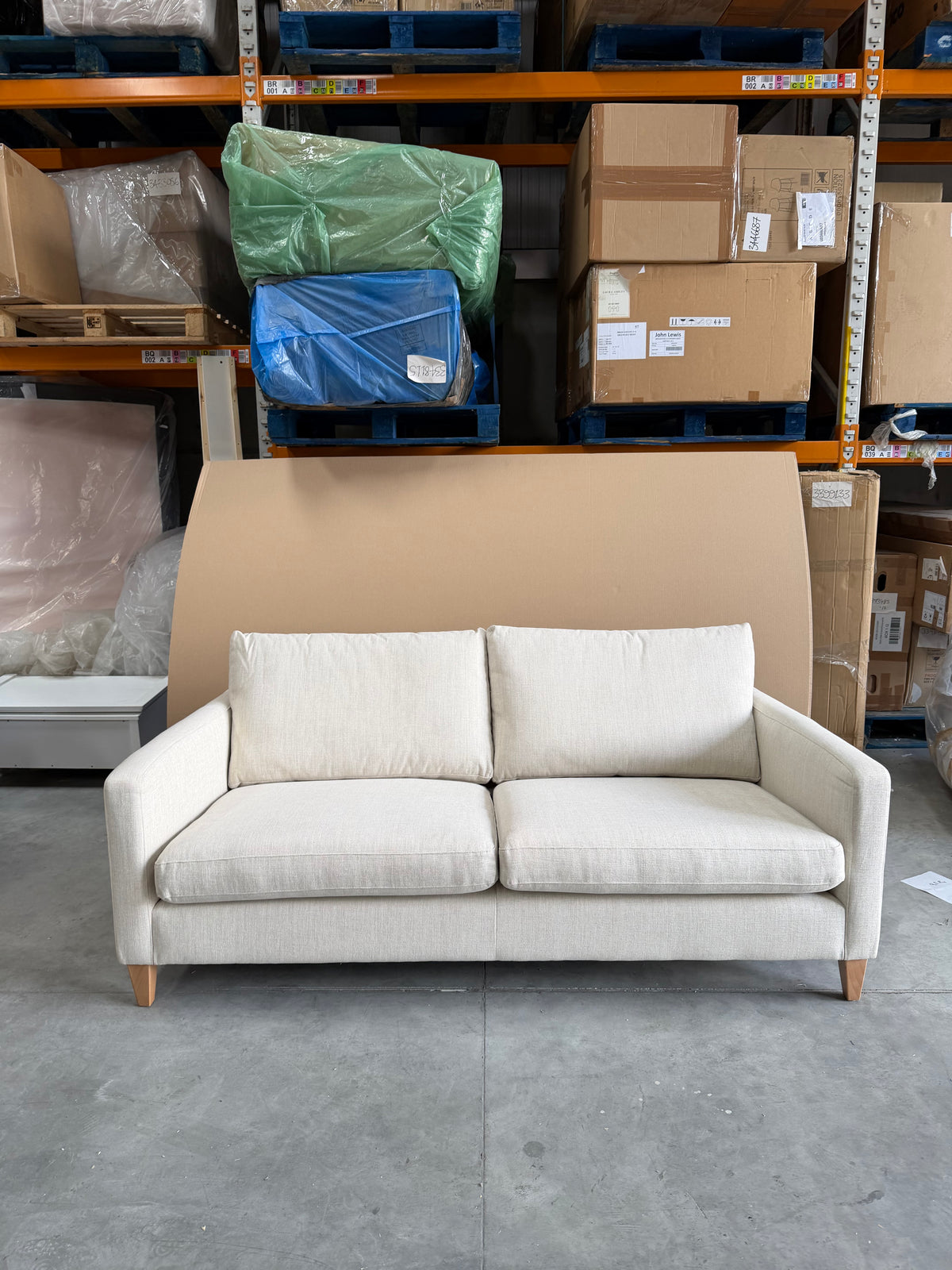 John Lewis Bailey 2 Sofa Natural