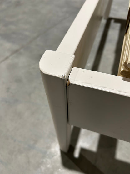 John Lewis ANYDAY Hem Bed Frame, Single, Natural Greige