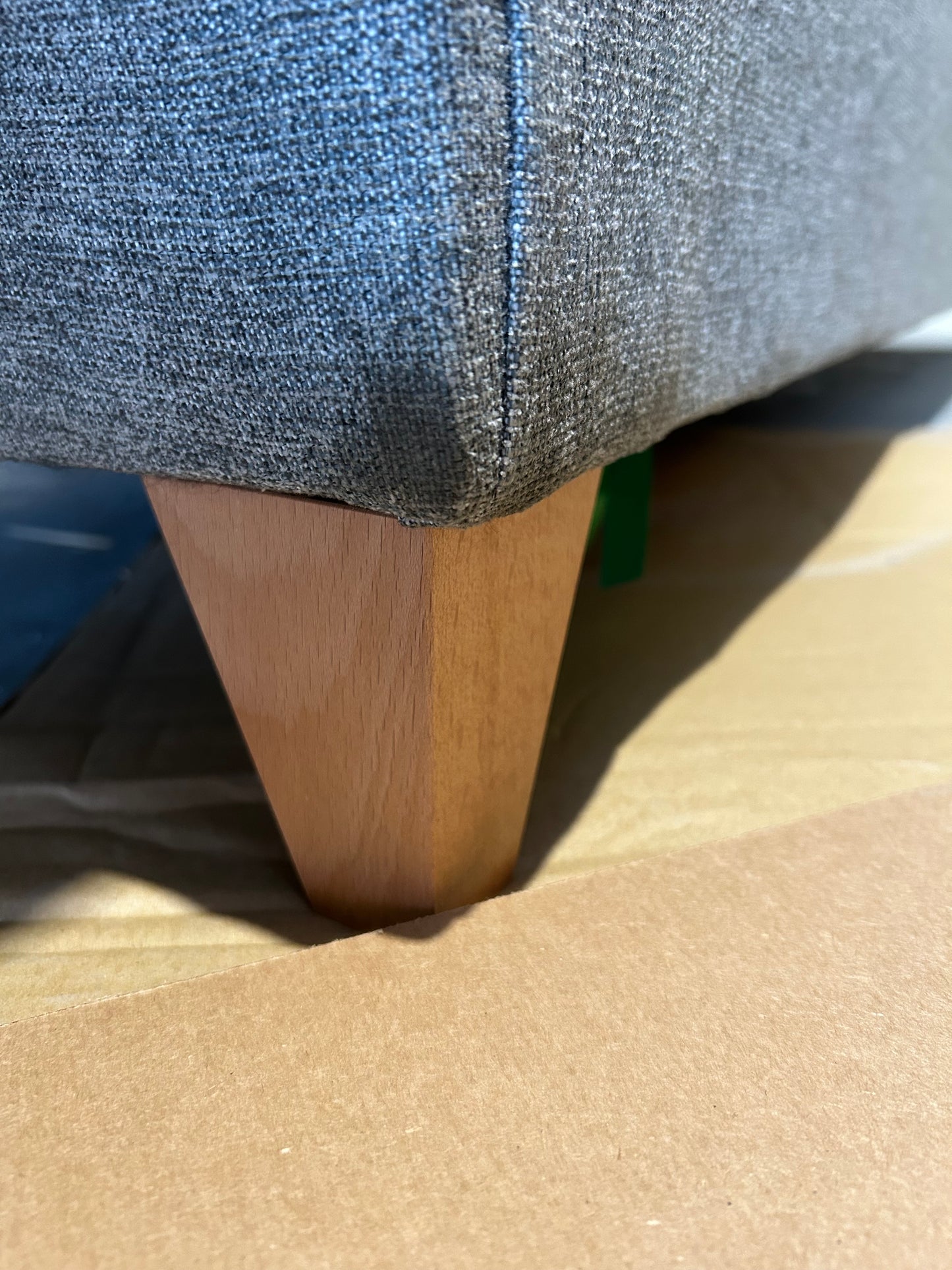 John Lewis Charlotte II Grand 4 Seater Sofa Aquaclean Connie Mist Grey