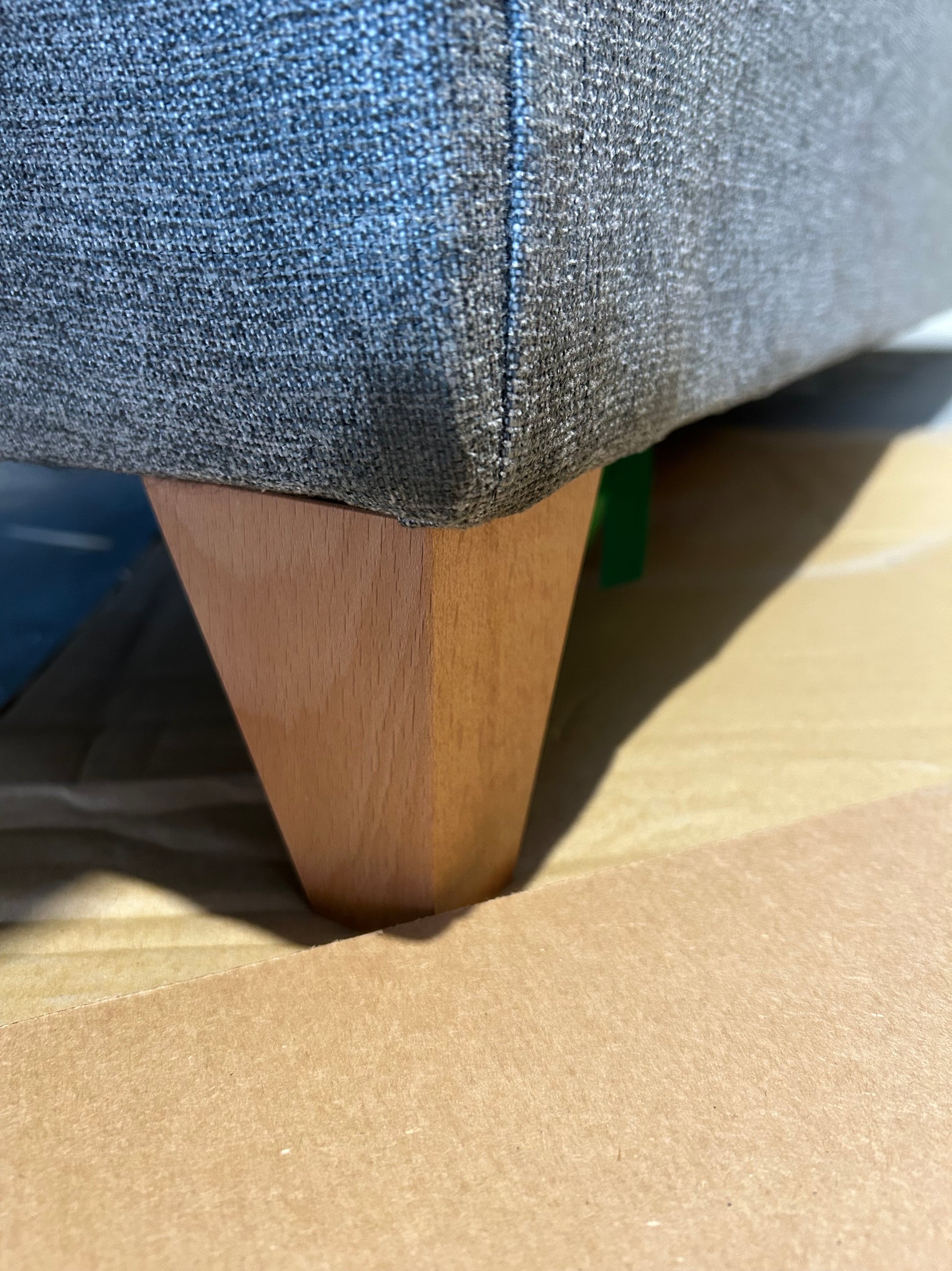 John Lewis Charlotte II Grand 4 Seater Sofa Aquaclean Connie Mist Grey