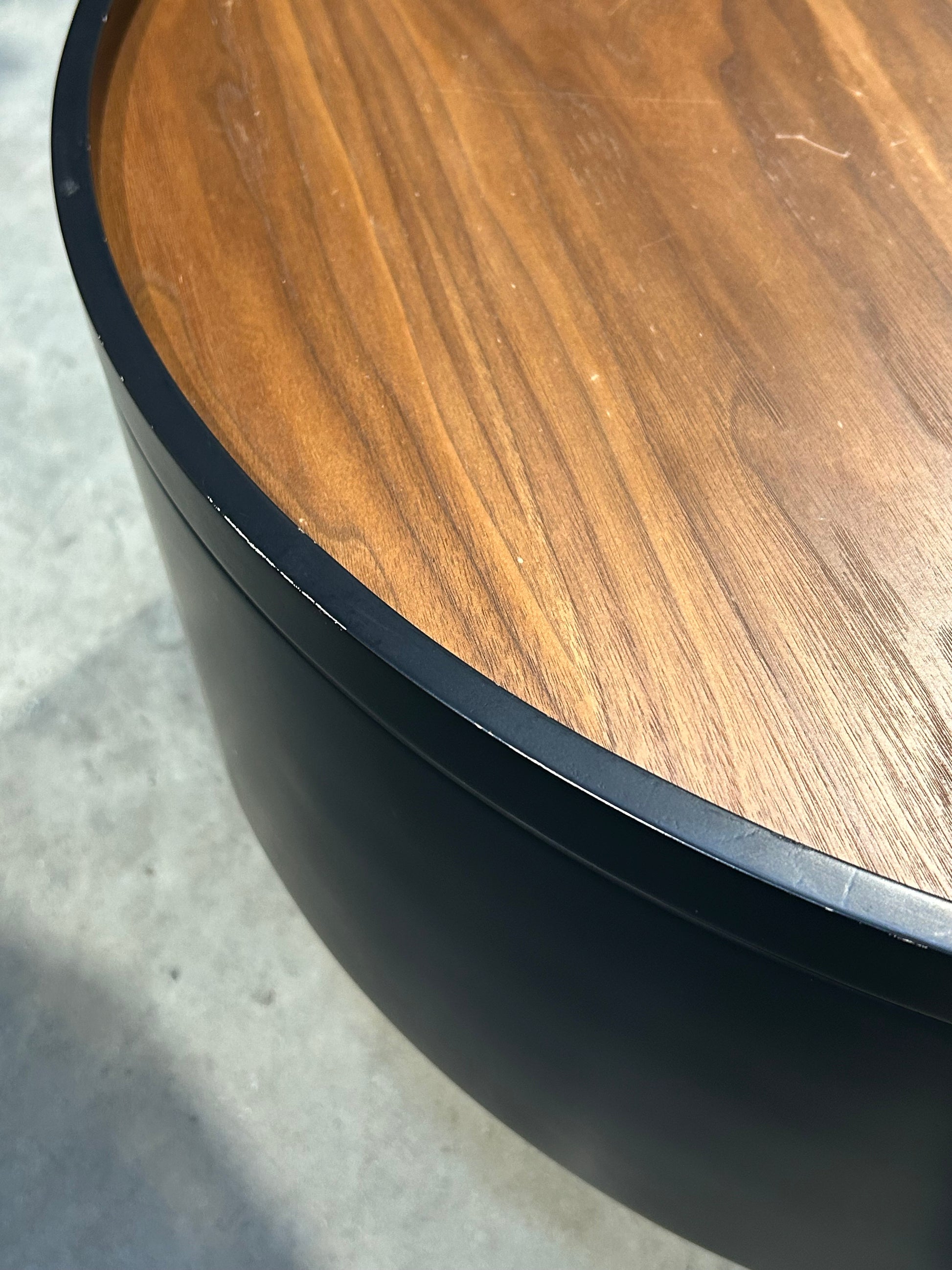 DRUM COFFEE TBL BLACK