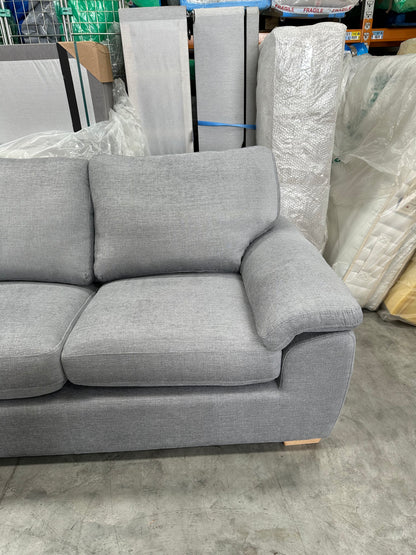 John Lewis Camden 5+ Seater LHF Corner End Chaise In Charm Pale Grey