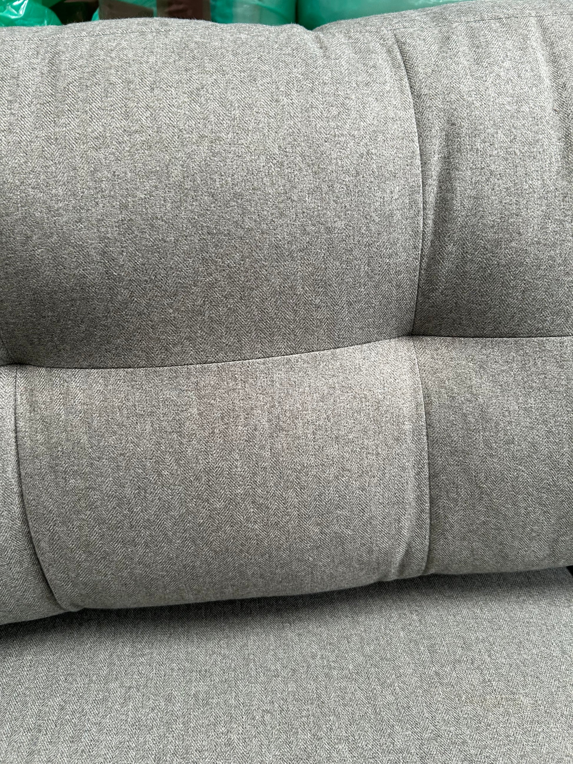John Lewis Barbican 5+ Seater RHF Chaise End Sofa in Saga Green