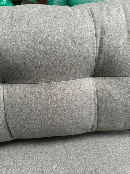 John Lewis Barbican 5+ Seater RHF Chaise End Sofa in Saga Green