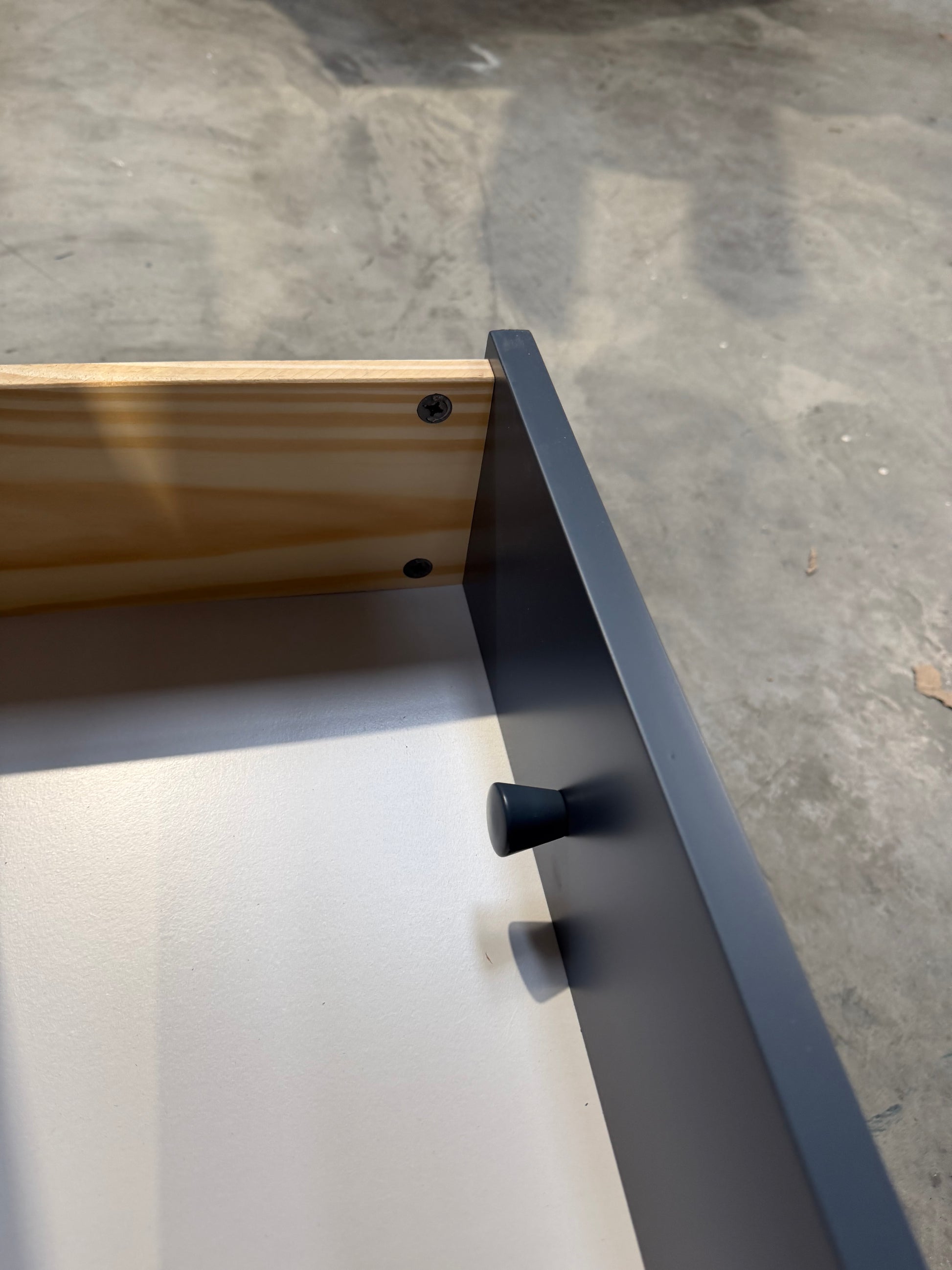 John Lewis Wilton 3 Drawer Chest, Denim Bluec