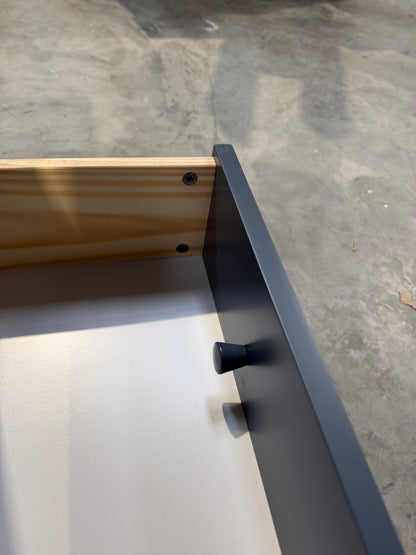 John Lewis Wilton 3 Drawer Chest, Denim Bluec