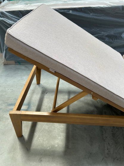 John Lewis Mona Garden Sun Lounger Sunbed  FSC Certified Acacia Wood
