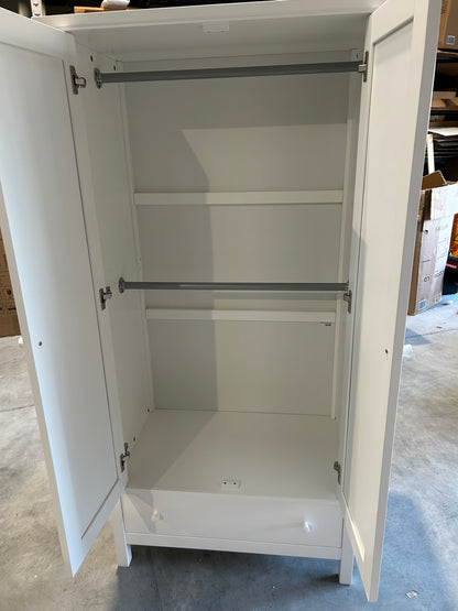 John Lewis Wilton Double Wardrobe, White