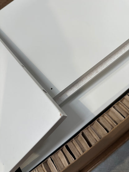 John Lewis Format Wide Bookcase, Greige