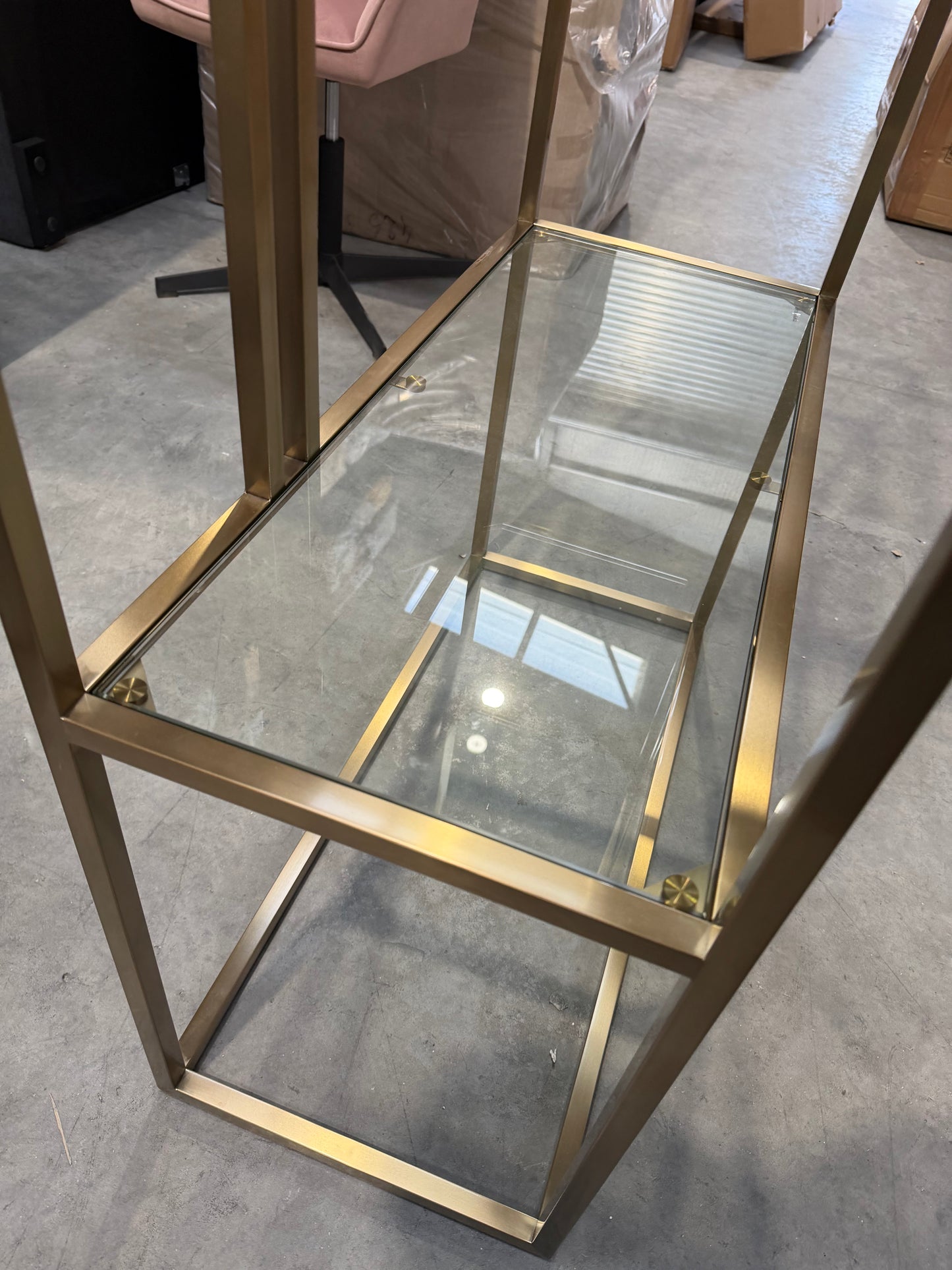 John Lewis Langham Bookcase, Brass