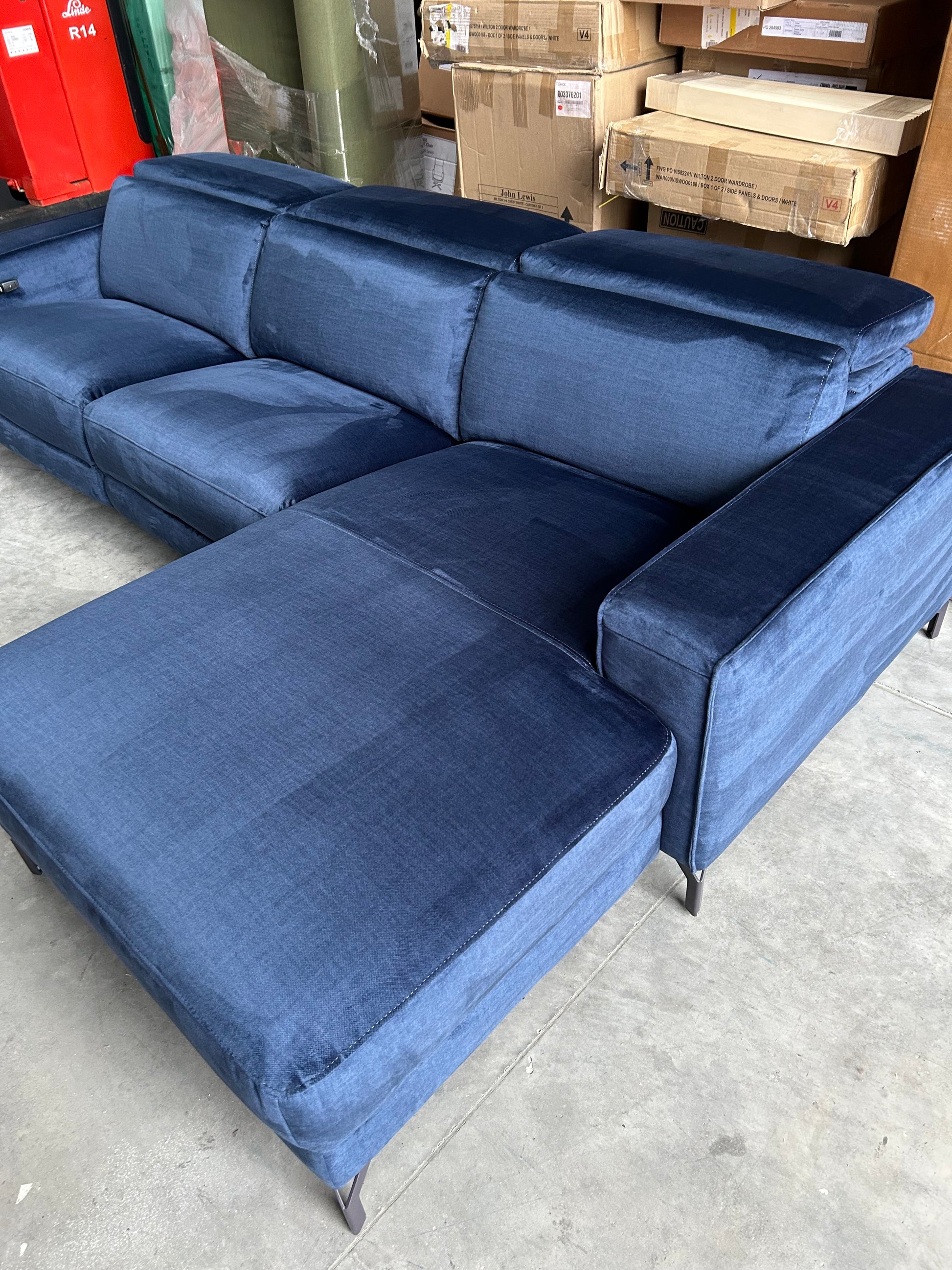 GRADIENT RHF CHAISE NAVY