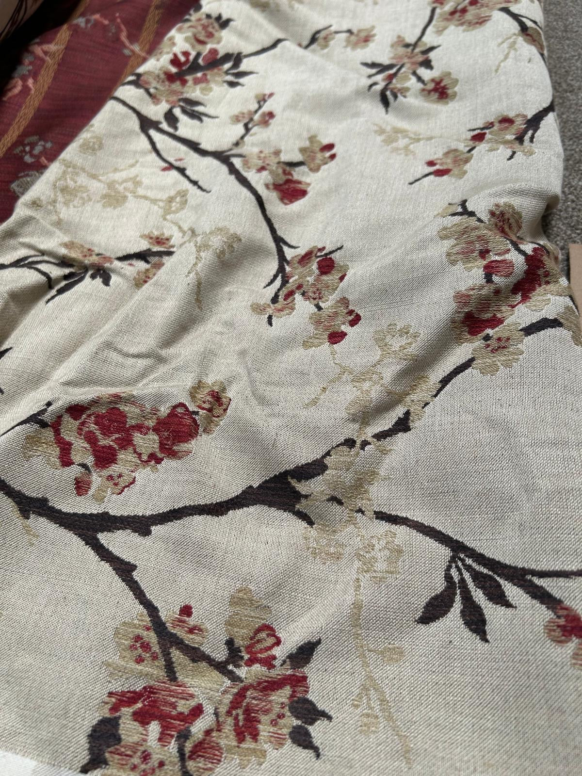 John Lewis Blossom Weave Furnishing Fabric, Russet 25 meters