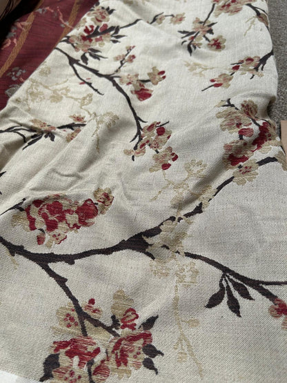 John Lewis Blossom Weave Furnishing Fabric, Russet 25 meters