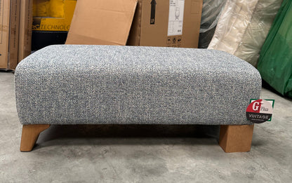 G Plan Vintage The Sixty Eight Footstool, Tweed Denim