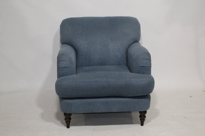 John Lewis Otley Armchair Linen Loch Blue