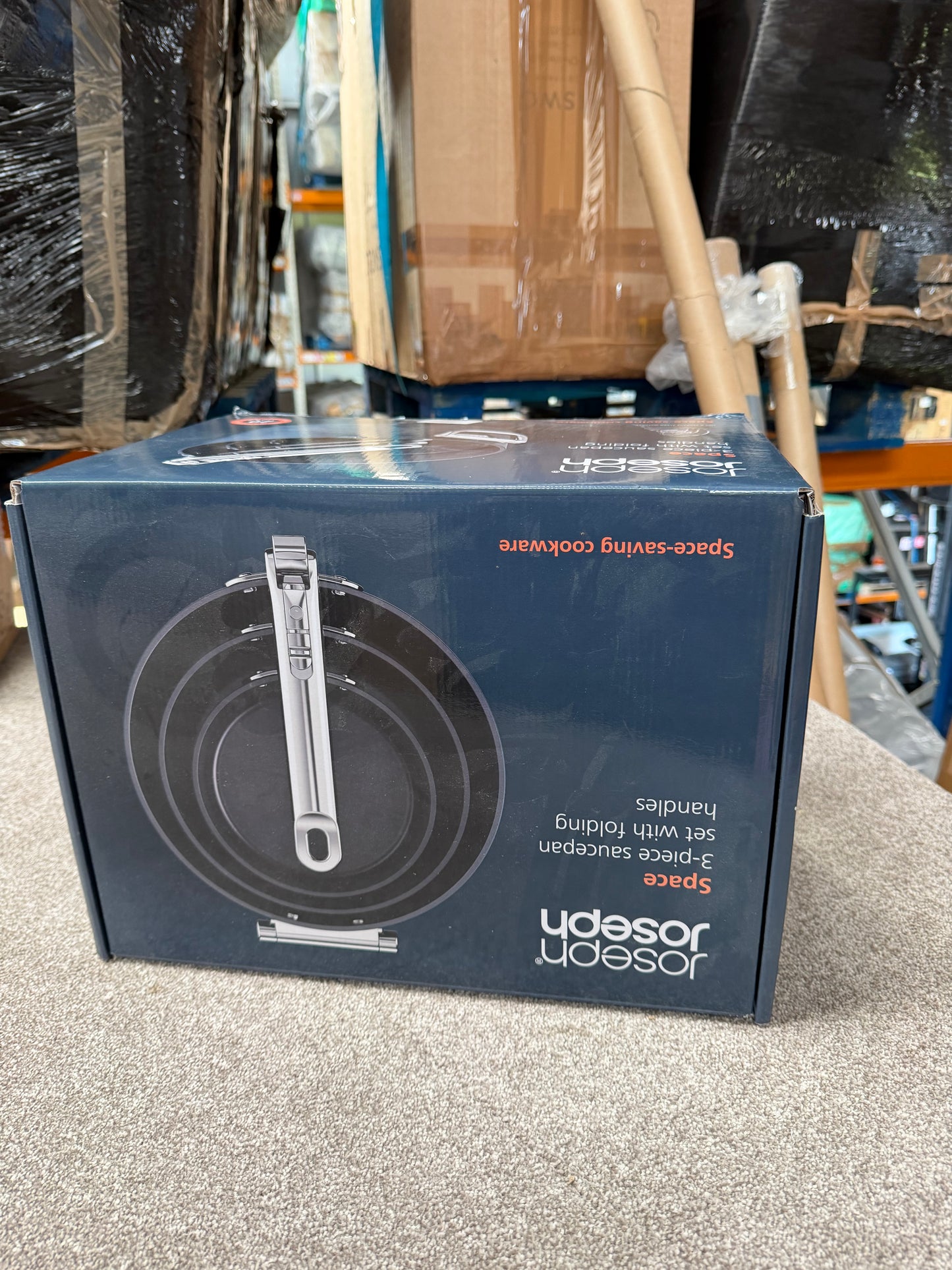 Joseph Joseph Space Folding Handle Aluminium Non-Stick Saucepan & Accessories Se