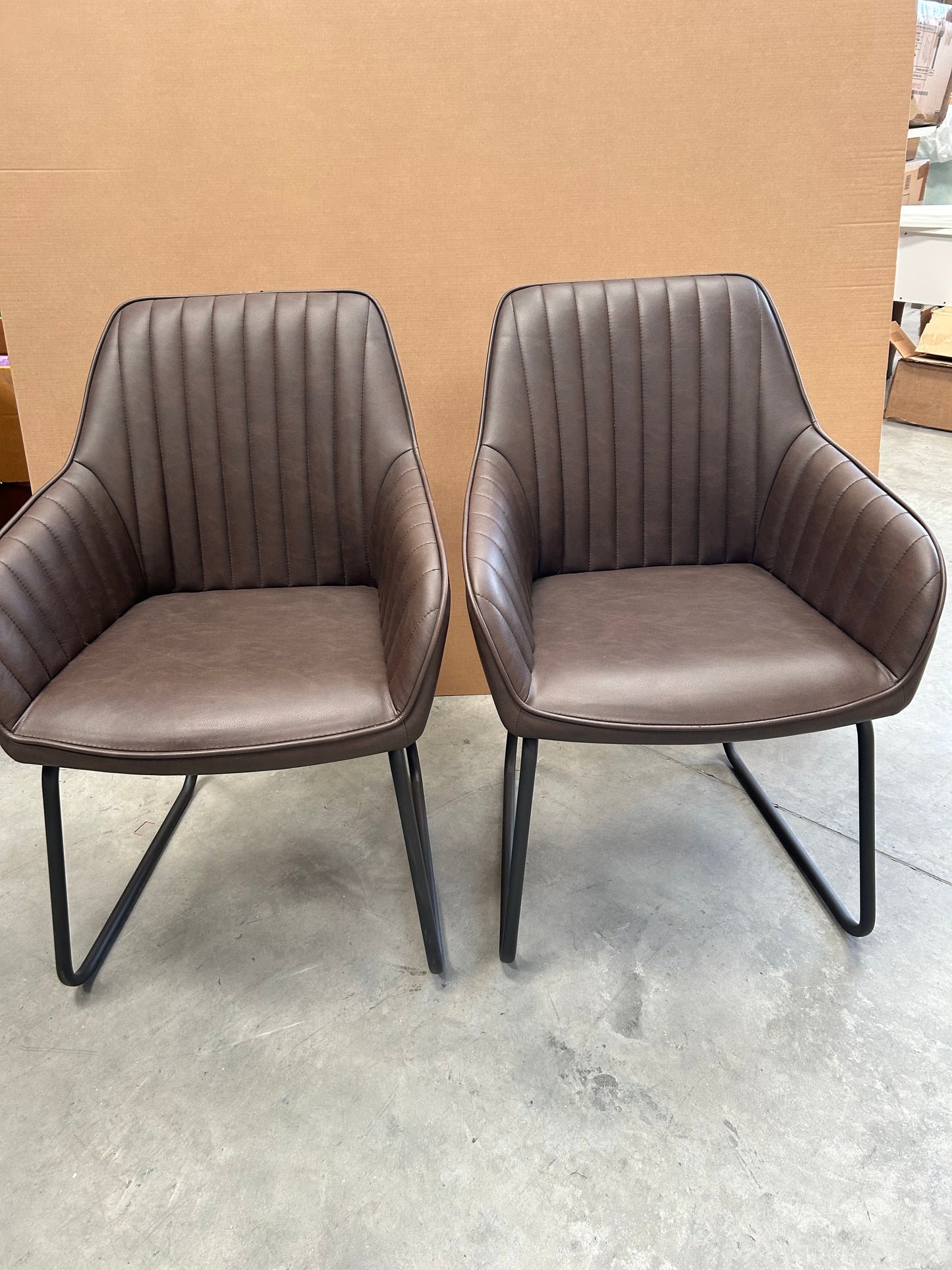 John Lewis Brooks II Side Dining Chairs, Set of 2, Mocha