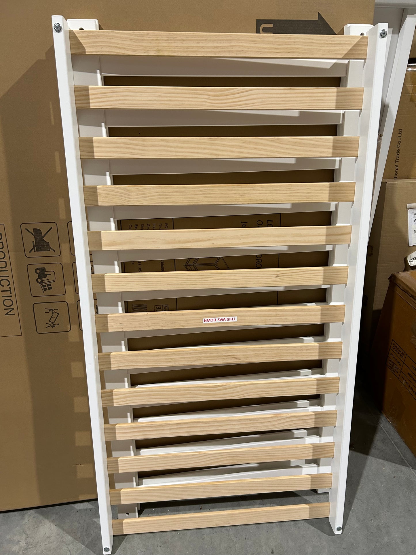 John Lewis & Partners Dual Tone Cot Bed Grey White