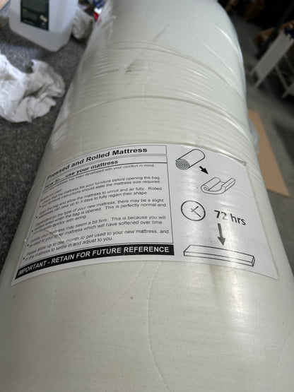 John Lewis Rolled Deep Memory Foam Mattress, Medium/Firm Tension, King Size