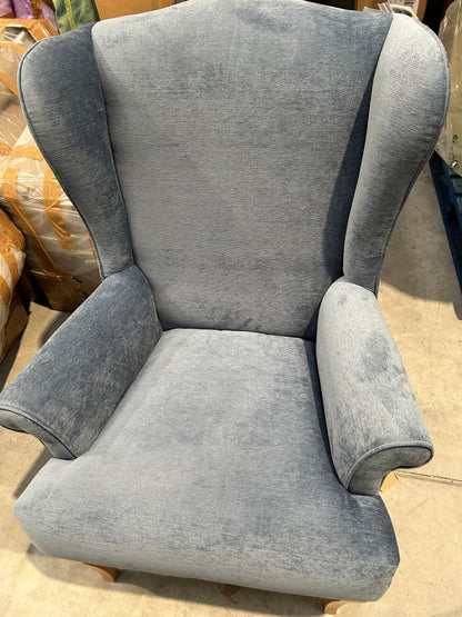 John Lewis Shaftesbury Armchair Aquaclean Titan Blue Parker Knoll