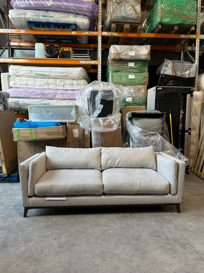 John Lewis Trim Grand 4 Seater Sofa Soft Weave Clay