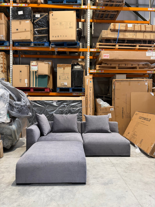 John Lewis Corner Sofa Tokyo Motion Corner Group In Titan Storm Grey Easyclean